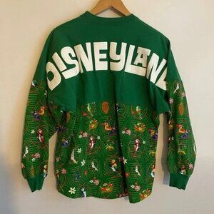 Disney Parks Disneyland Enchanted Tiki Room Spirit Jersey Size XS Green RARE